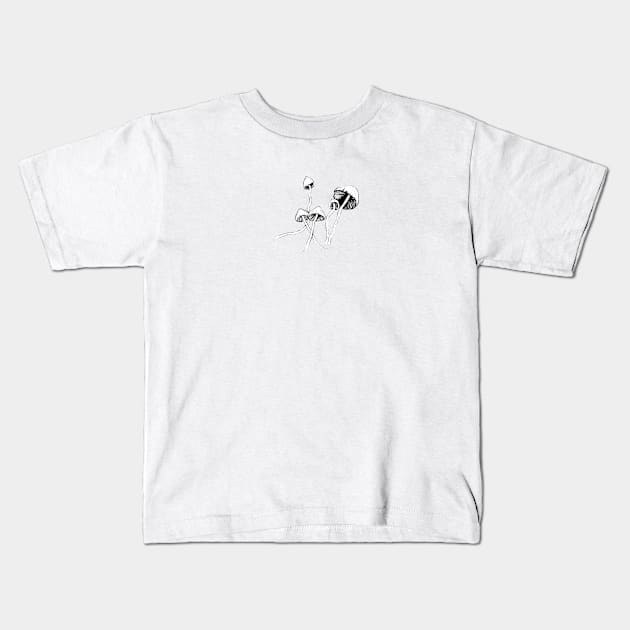 Magic mushrooms Kids T-Shirt by iefae